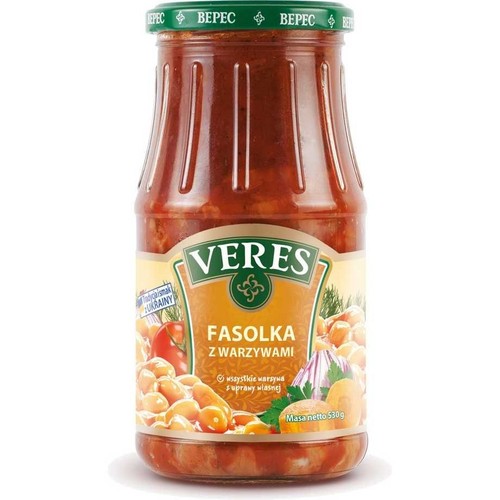 Fasolka z warzywami Veres 500 g