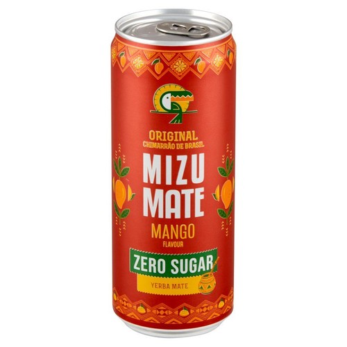 Napój gazowany z ekstraktem yerba mate o smaku mango Vitamizu 330 ml