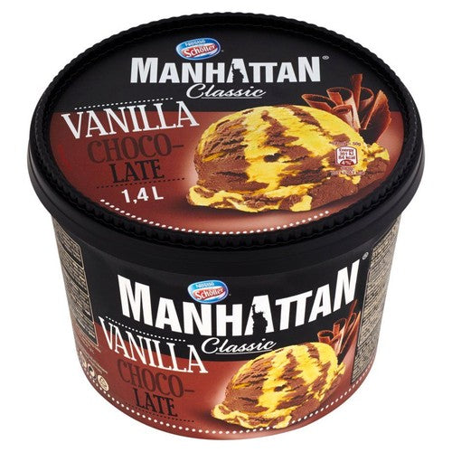 Lody waniliowo czekoladowe Manhattan 1,4 l