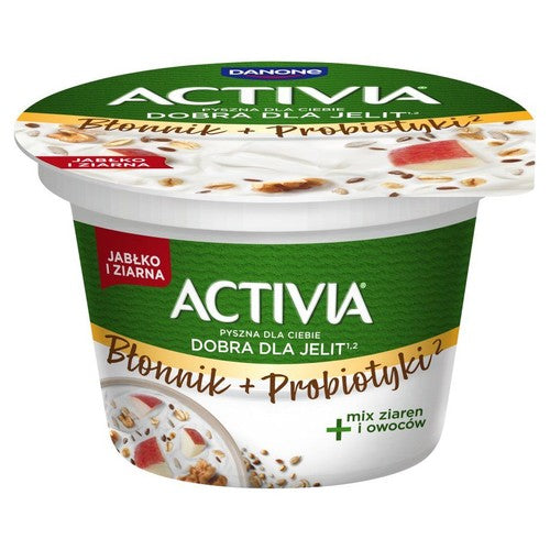 Jogurt jabłko i ziarna Activia 170 g