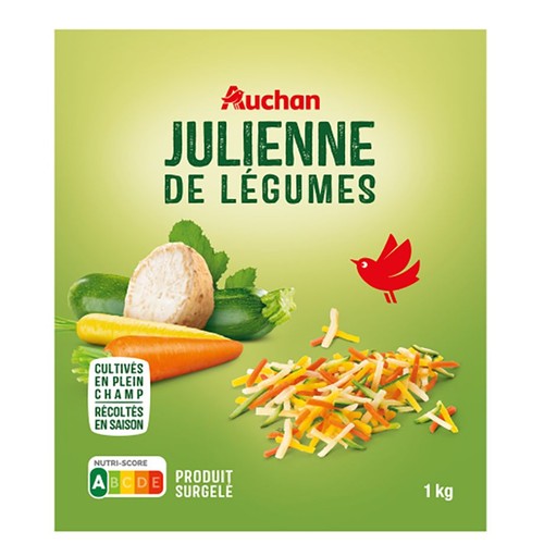 Mieszanka warzywna paski Auchan 1 kg