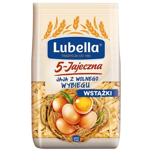 Makaron 5 jajeczny Wstążki Lubella 400 g