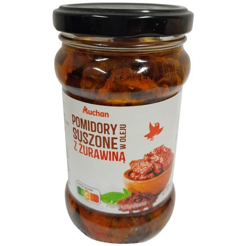 Pomidory suszone z żurawiną i ziołami Auchan 270 g