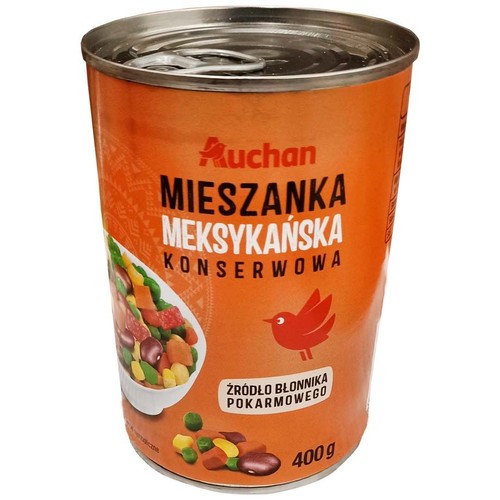 Mieszanka meksykańska konserwowa Auchan 240 g