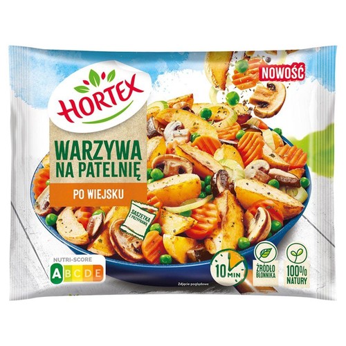 Warzywa na patelnię po wiejsku z grzybami  Hortex 450 g