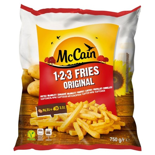 Frytki proste 123 original McCain 750 g