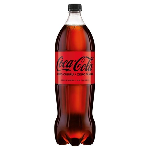 Napój gazowany o smaku cola zero cukru Coca-Cola 1,5 l