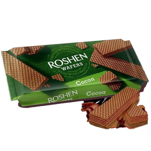 Wafle z nadzieniem kakaowym Roshen 216 g