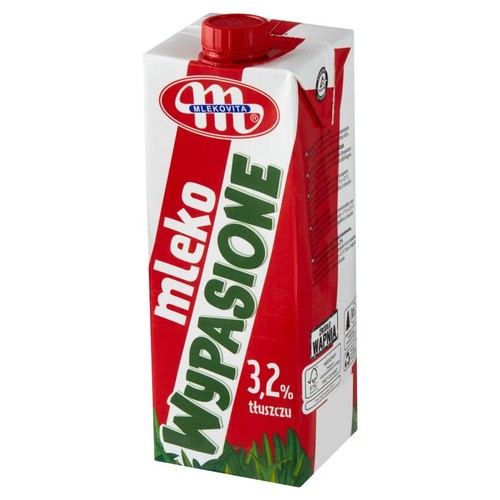Wypasione Mleko UHT 3.2%  Mlekovita 1 l