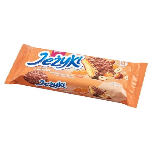 Jeżyki salted caramel najeżone bakaliami w czekoladzie mlecznej Goplana 140 g