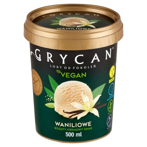 Vegan lody o smaku waniliowym Grycan 500 ml