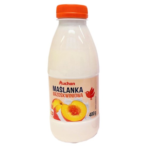 Maślanka brzoskwiniowa Auchan 400 g