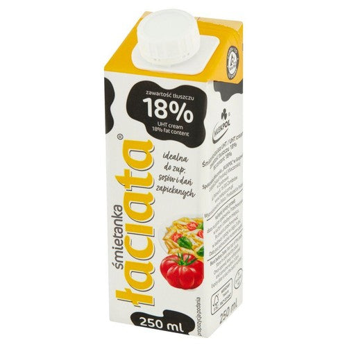 Śmietanka UHT 18% Łaciata 250 ml