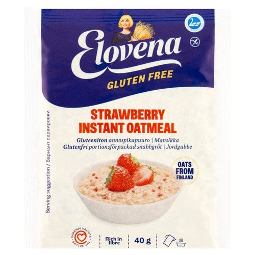 Owsianka błyskawiczna z truskawkami bez glutenu Elovena 40 g