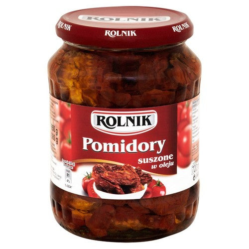 Pomidory suszone nasączone. w oleju Rolnik 720 ml