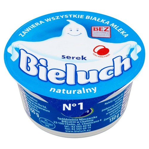 Serek naturalny  Bieluch 150 g