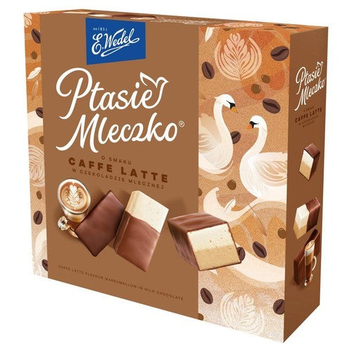 Ptasie mleczko o smaku caffe latte E.Wedel 340 g
