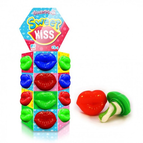 Lizak owocowy Sweet Kiss Sweetmania 15 g