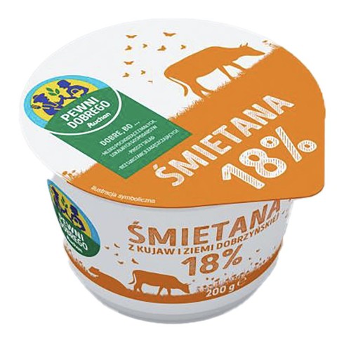 Śmietana 18% Pewni Dobrego 200 g