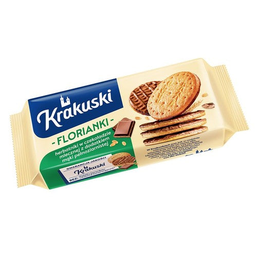 Herbatniki w czekoladzie mlecznej Krakuski 171 g