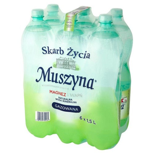 Woda gazowana Muszyna Skarb Życia 6 x 1,5 l