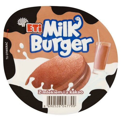Milk Burger z mlekiem i kakao Eti 35 g