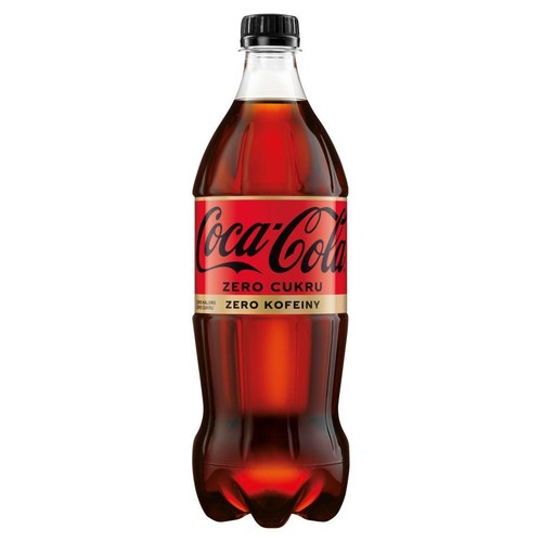 Napój gazowany o smaku cola zero kofeiny Coca-Cola 850 ml