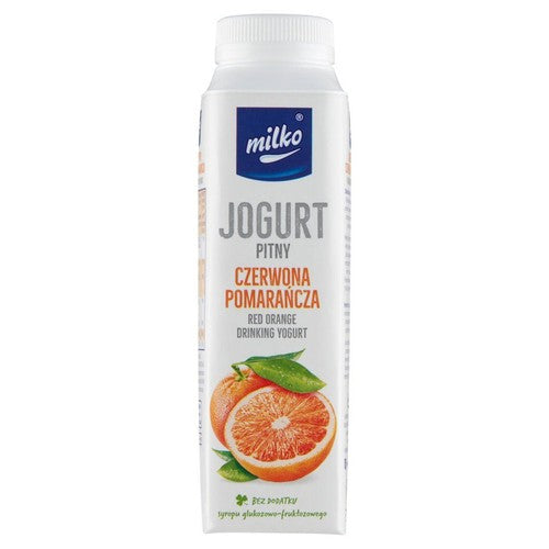 Jogurt pitny czerwona pomarańcza Milko 330 ml
