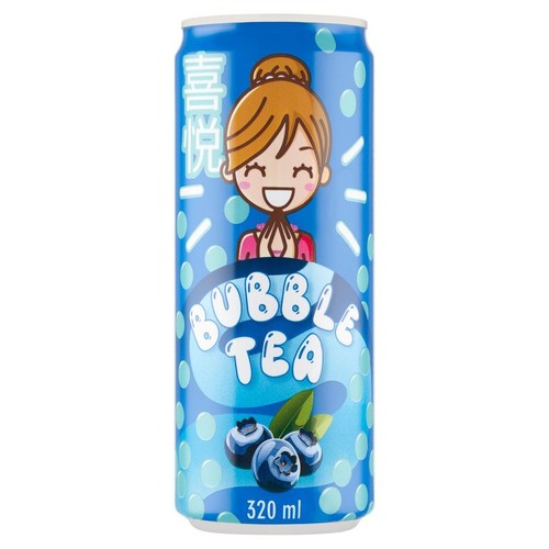 Napój Bubble tea z sokiem z jagód Mili 320 ml