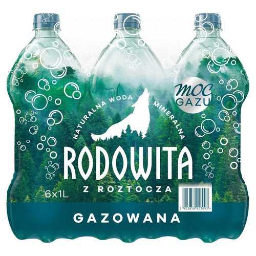 Woda mineralna napowietrzana Rodowita z Roztocza 6 x 1 l