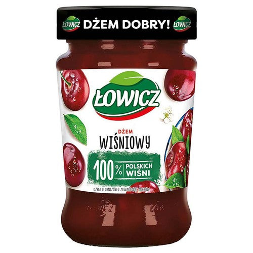 Dżem wiśniowy o obniżonej zawartości cukrów Łowicz 280 g