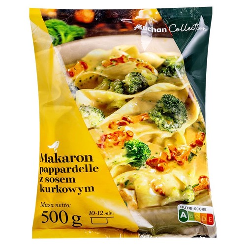 Makaron pappardelle z sosem kurkowym Auchan Collection 500 g
