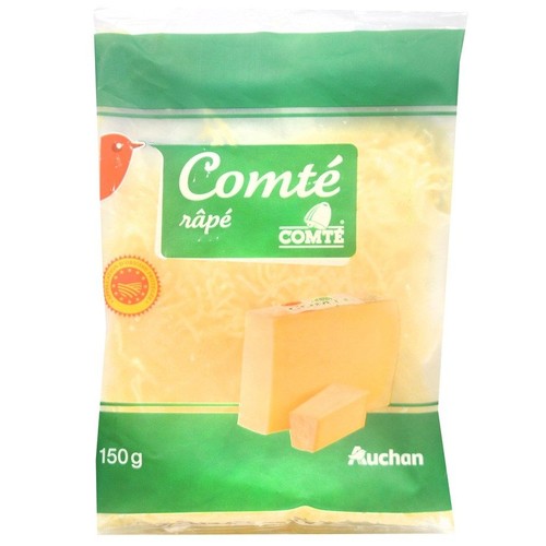 Ser Comte wiórkowany o orzechowym aromacie Auchan 150 g