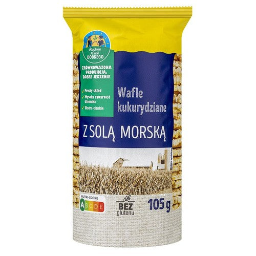 Wafle kukurydziane z solą morską Pewni Dobrego 100 g