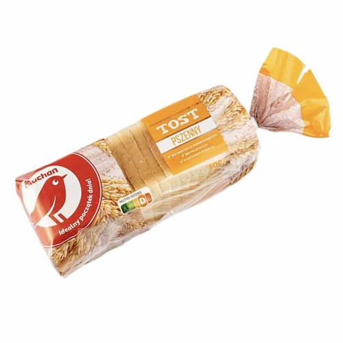 Chleb tostowy pszenny Auchan 500 g