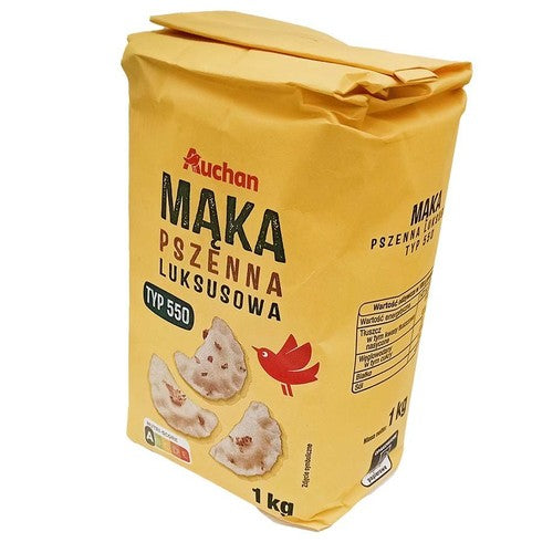 Mąka pszenna Luksusowa typ 550 Auchan 1 kg