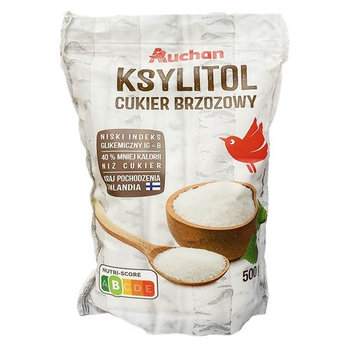 Ksylitol cukier brzozowy Auchan 500 g