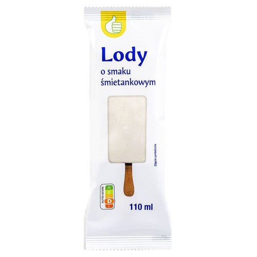 Lody o smaku śmietankowym Auchan 110 ml